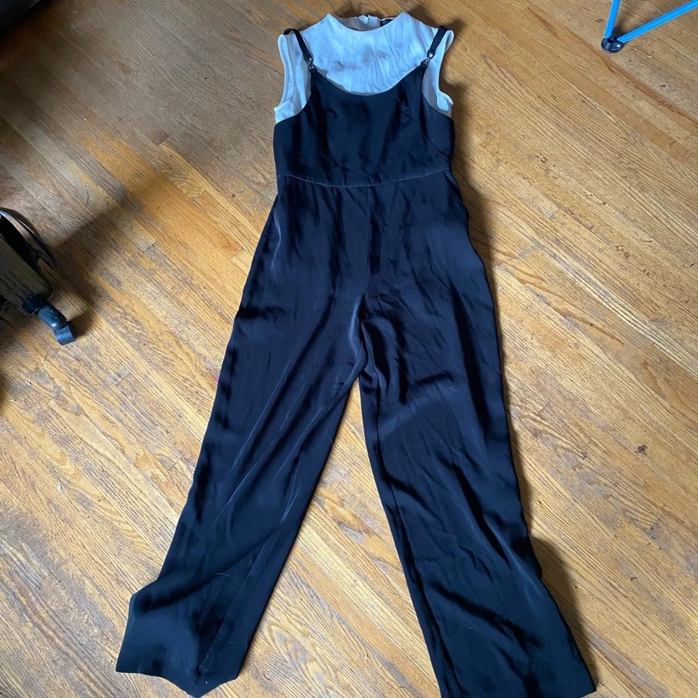Topshop Black and White Jumpsuit - Picture 1 of 3